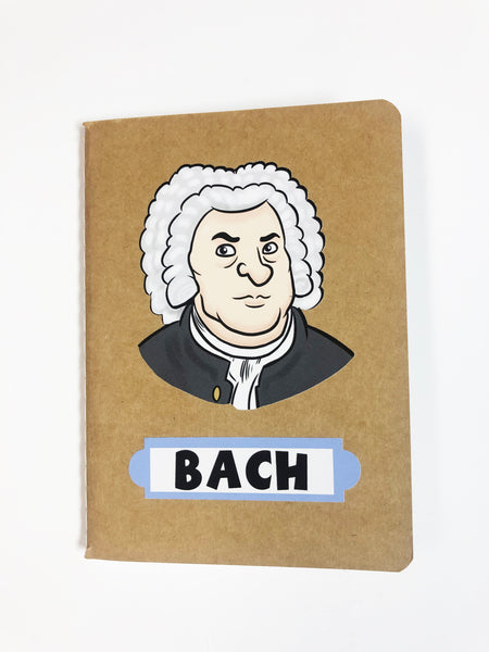 Bach Cartoon Notebook