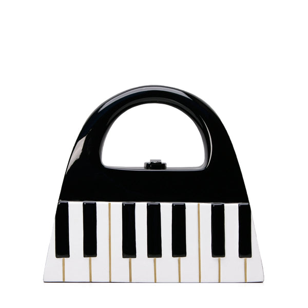 Piano Wooden Handbag
