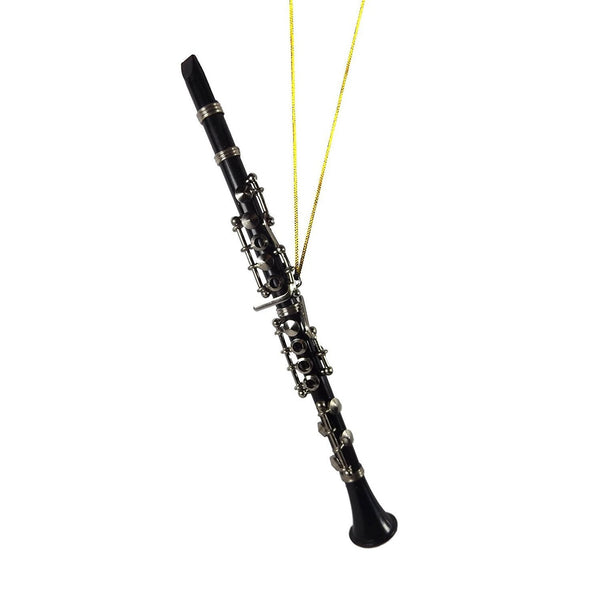 Black Clarinet Ornament