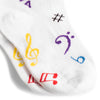 Kid's Colorful Notes Socks