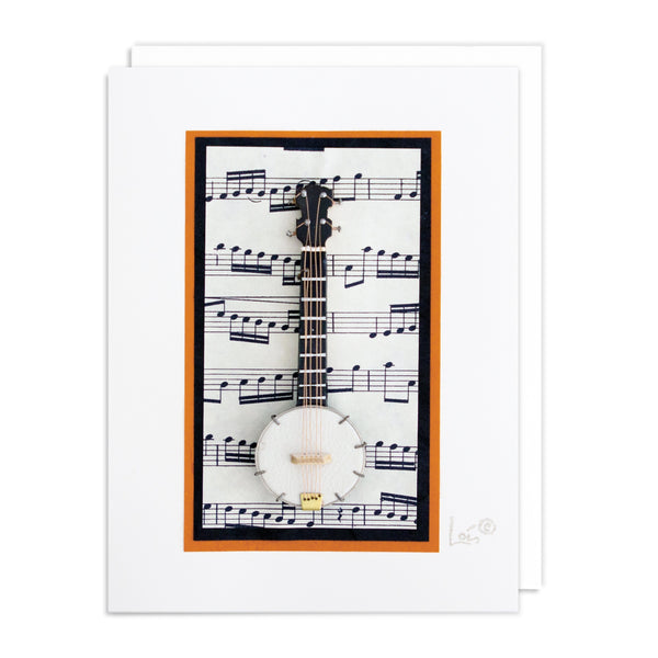 Banjo Art Card
