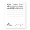 Mini Chopin Liszt Post-It Notes