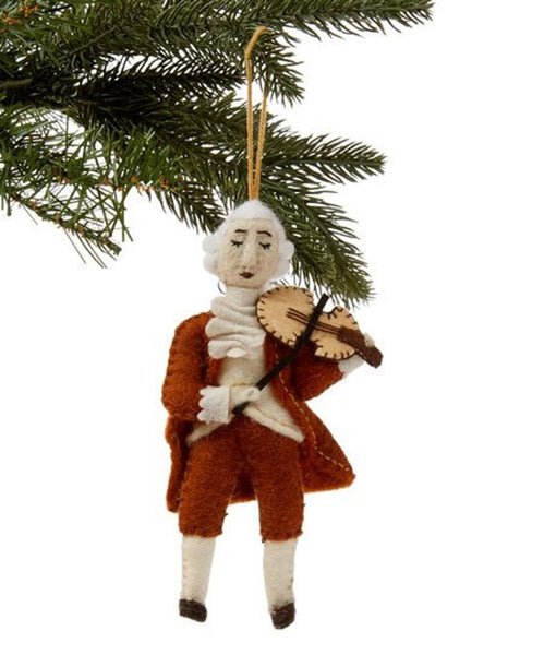 Mozart Felt Ornament