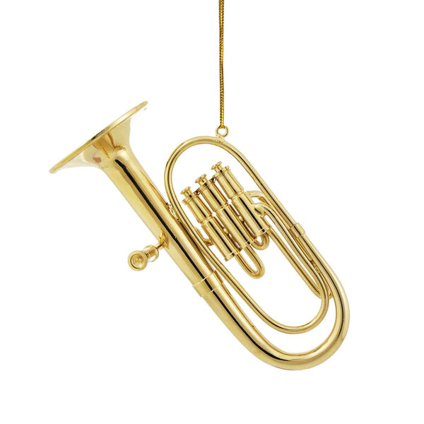 Gold Tuba Ornament