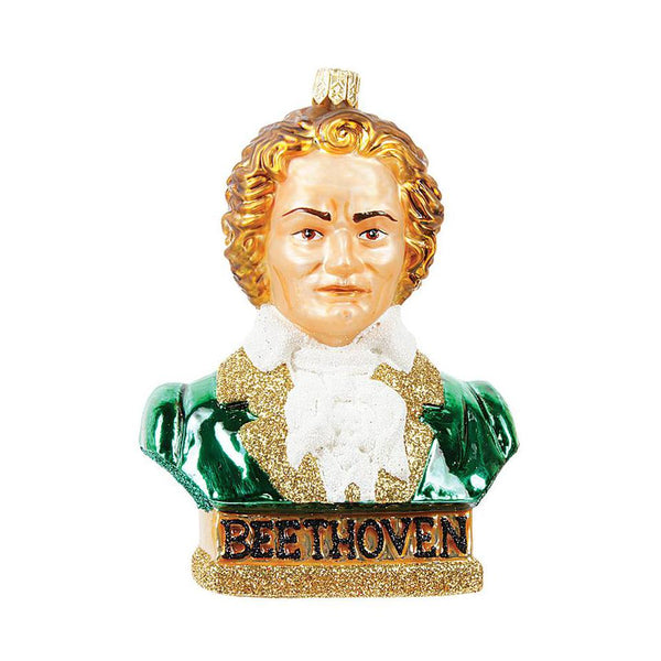 Beethoven Blown Glass Ornament