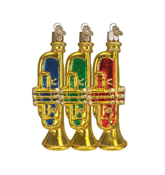 Trumpet Blown Glass Ornament