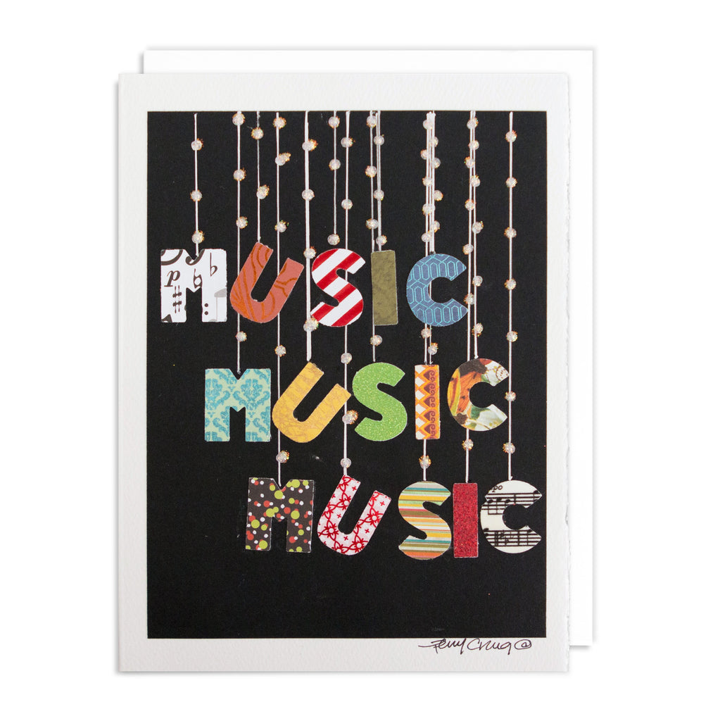 Art Card - Music Letters