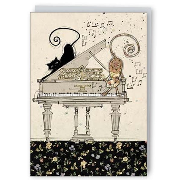 Cats on Piano