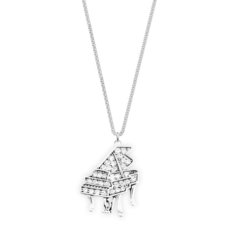 Crystal Grand Piano Necklace
