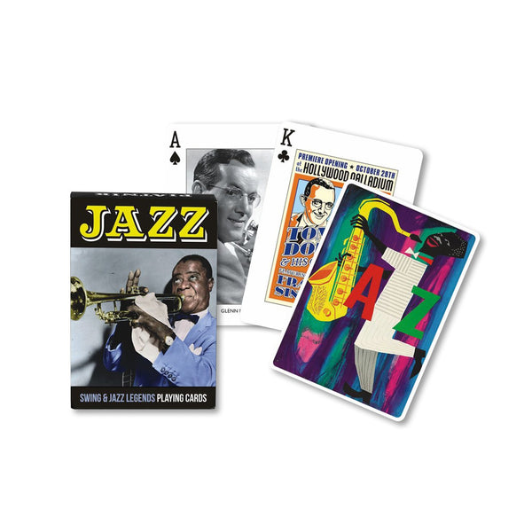 Swing and Jazz Legends Playing Cards