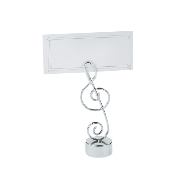 Treble Clef Place Card Holder, S/4
