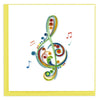 Quilled Treble Clef
